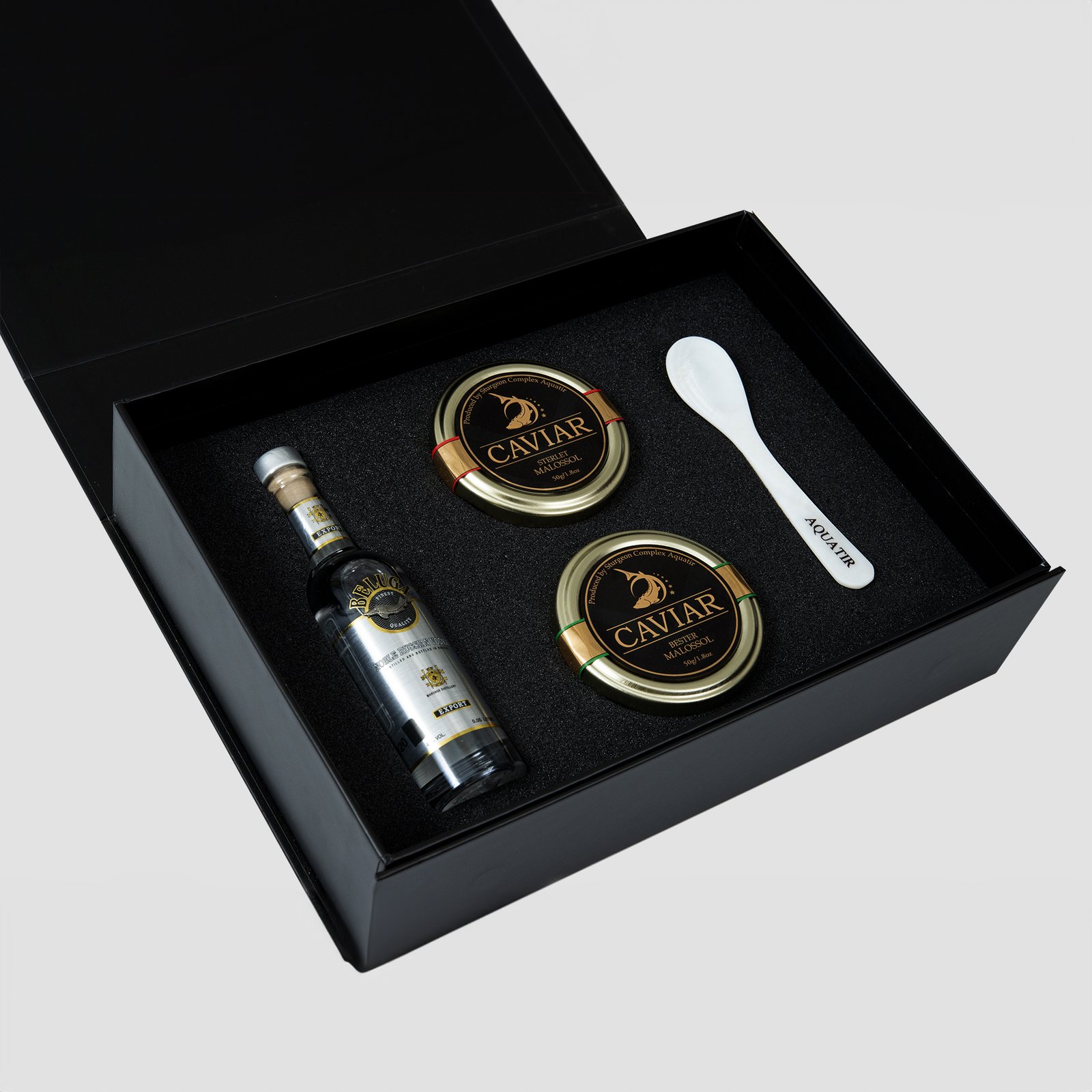 Coffret Vodka & Caviar Premium Selection - Caviar Passion